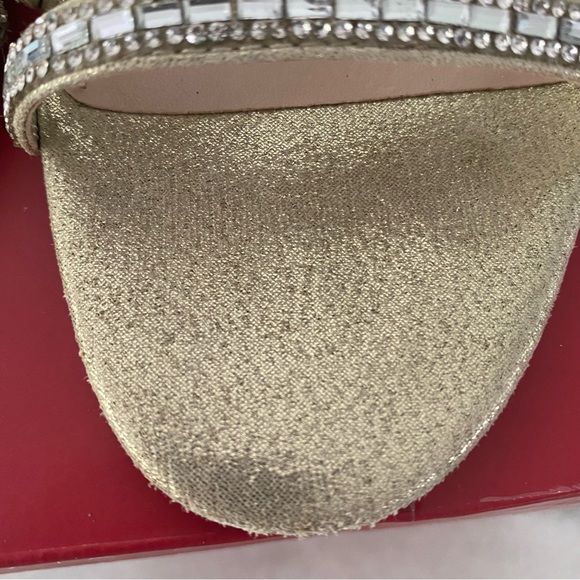 Kelly and Katie Platino Shimmer and Sand Evening Shoes size 8.5M - Picture 9 of 12